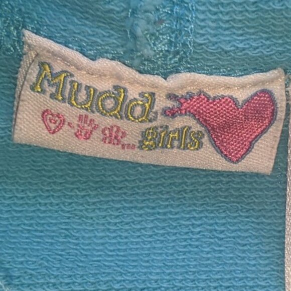 --- VINTAGE Blue Hoodie Hooded Top with Cookie Girl Size Medium 10 12 - Picture 4 of 4